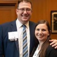 Neal Buckwalter with his wife.